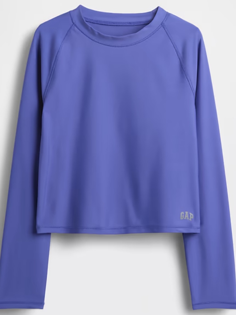 GAP - Kids Raglan Rash Guard (size LG - Alice Blue)